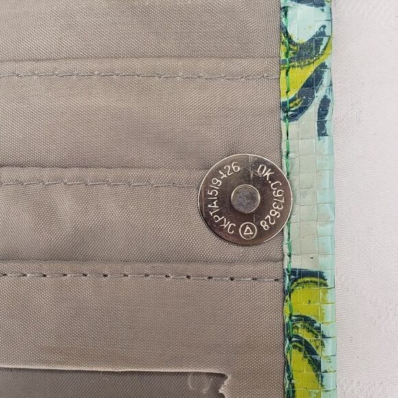 Aquamarine mermaid burlap wallet - Picture 8 of 8